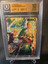 2026 One Piece The Azure Sea's Seven PRB02006 Bubble Zoro SP BGS 10 PRISTINE