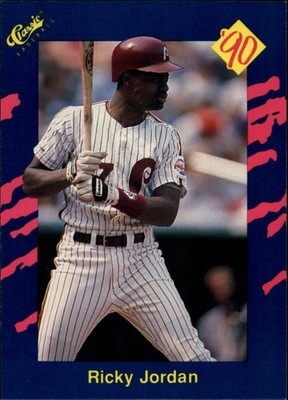 1990 Classic Blue #32B Ricky Jordan COR - BB