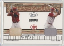 2004 Leaf Second Edition Cornerstones Materials 9/10 Austin Kearns Adam Dunn e3g
