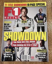 F1 Racing Magazine October 2009 Formula 1 Button Vettel Barrichello Webber