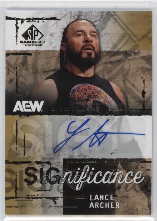 2025 SP Game Used AEW SIGnificance Lance Archer #SIG-LA Auto 0gl1