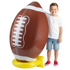 36" Jumbo Football Party Decorations With Tee - Big Giant Size Blow Up Footba...
