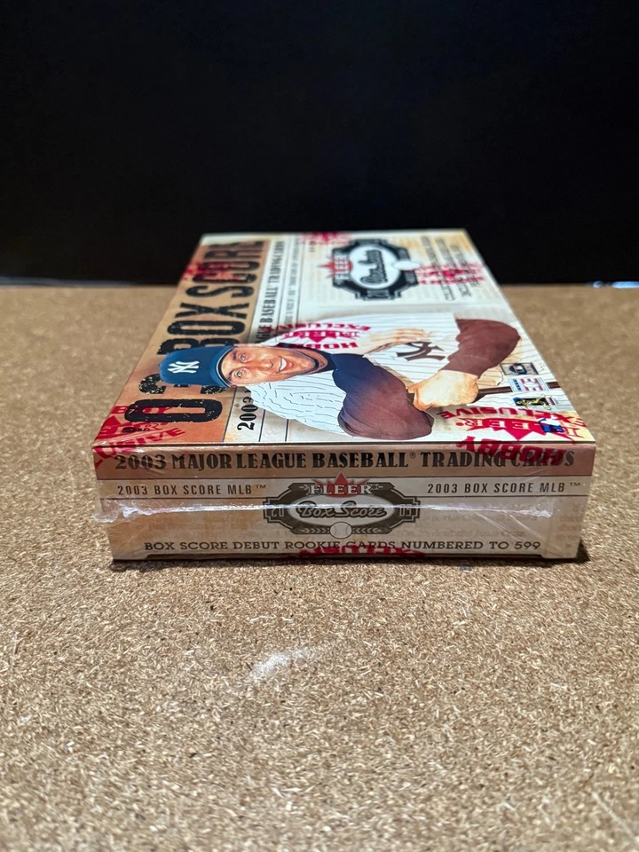 2003 FLEER BOX SCORE BASEBALL FACTORY SEALED 18 PACK HOBBY BOX MLB - Image 4 of 4