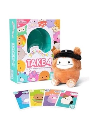 Squishmallows Take 4 Benny Bigfoot Squishmallow 3'' Plush Stuffed Animal Kids Toy