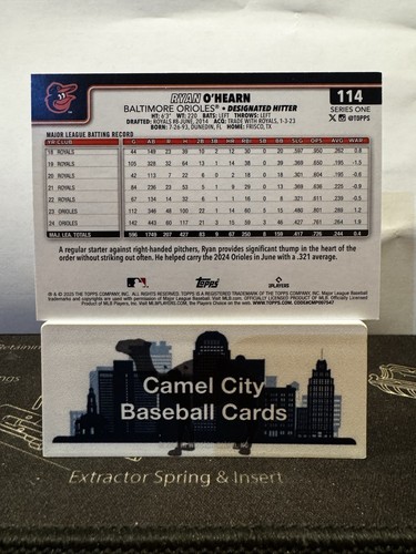 2025 Topps Series 1 - #114 Palm Tree Foil - Ryan O'Hearn - Baltimore Orioles - Picture 2 of 2