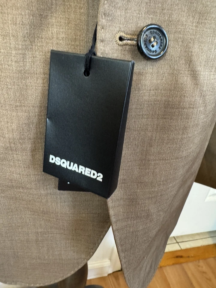 Dsquared2 Men’s Suit Jacket Size 52 Made In Italy - Image 3 of 4