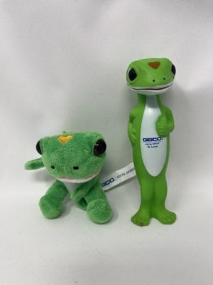 Geico Insurance Gecko Foam Stress Figure Lizard Toy Decor Desk