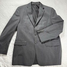 Ralph Lauren Charcoal Pinstripe Wool 2 Button Suit Jacket Blazer Men's 42R EUC