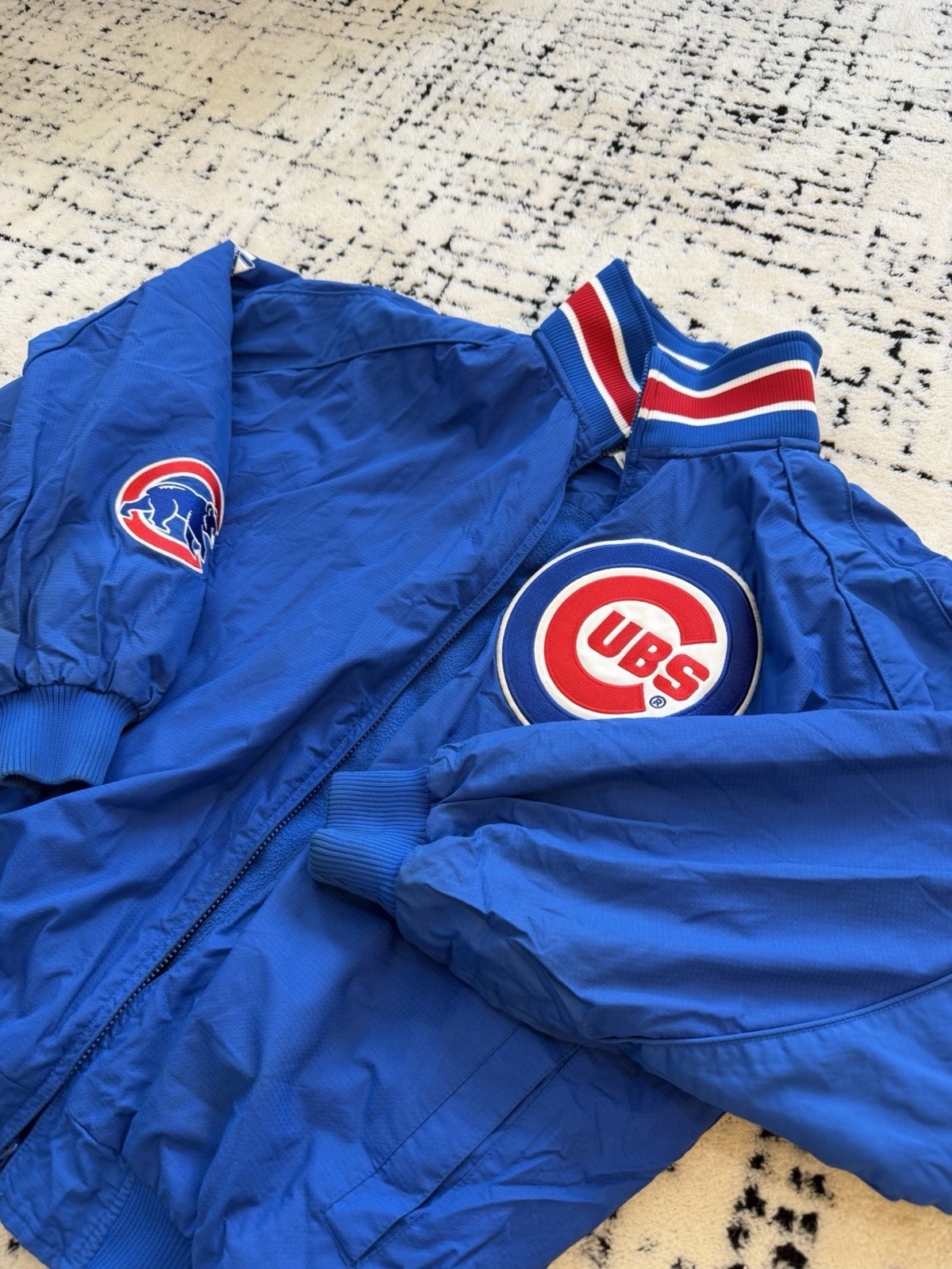 Vintage Chicago Cubs Dugout Jacket, Majestic Size Medium, Mens, Embroidered Logo