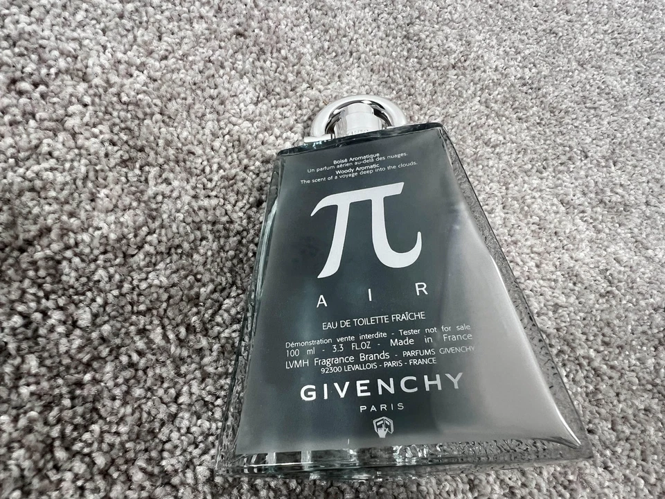 Givenchy Pi Air Hombre Eau de Toilette Fraiche 100 ml 3,3 OZ Probador Spray Francia Foto 4 de 4