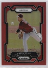 2024 Panini Prizm Red Prizm 5/299 Caden Grice #295 6u5