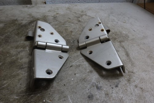 1976-1995 Jeep Wrangler CJ CY OEM Windshield Hinge Pair Left Right 55074880 - Picture 5 of 8