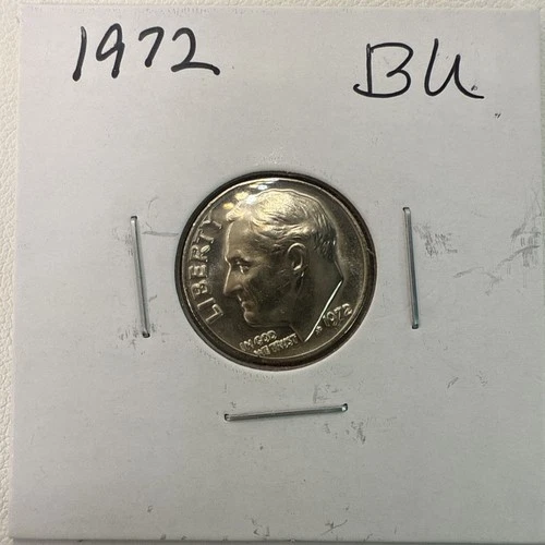 1972 Roosevelt Dime BU (Brilliant Uncirculated) Philadelphia Mint