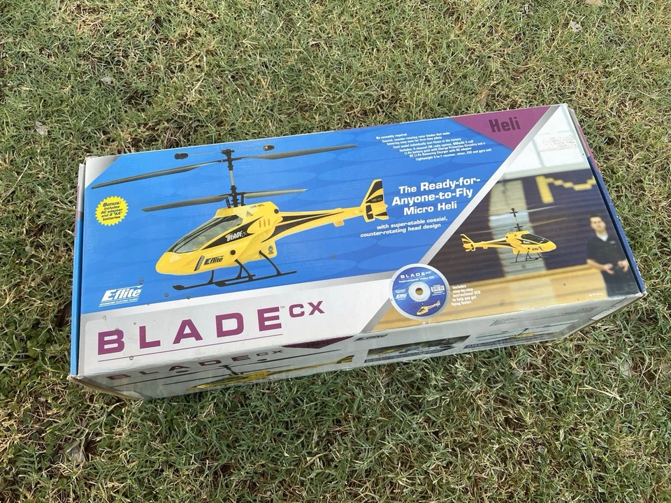 Used RC E-Flight Blade CX For Parts Or Repair #EFLH1200 - Image 4 of 4