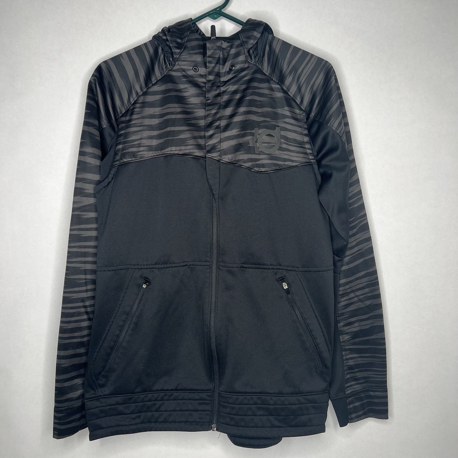 SACAI X NIKE Giacca Nike kd Kevin Durant nera basket zip termica vestibilità full zip taglia med