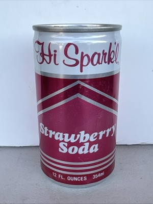 Vintage Soda Can Hi Spark l Strawberry 12oz Empty Phoenix AZ