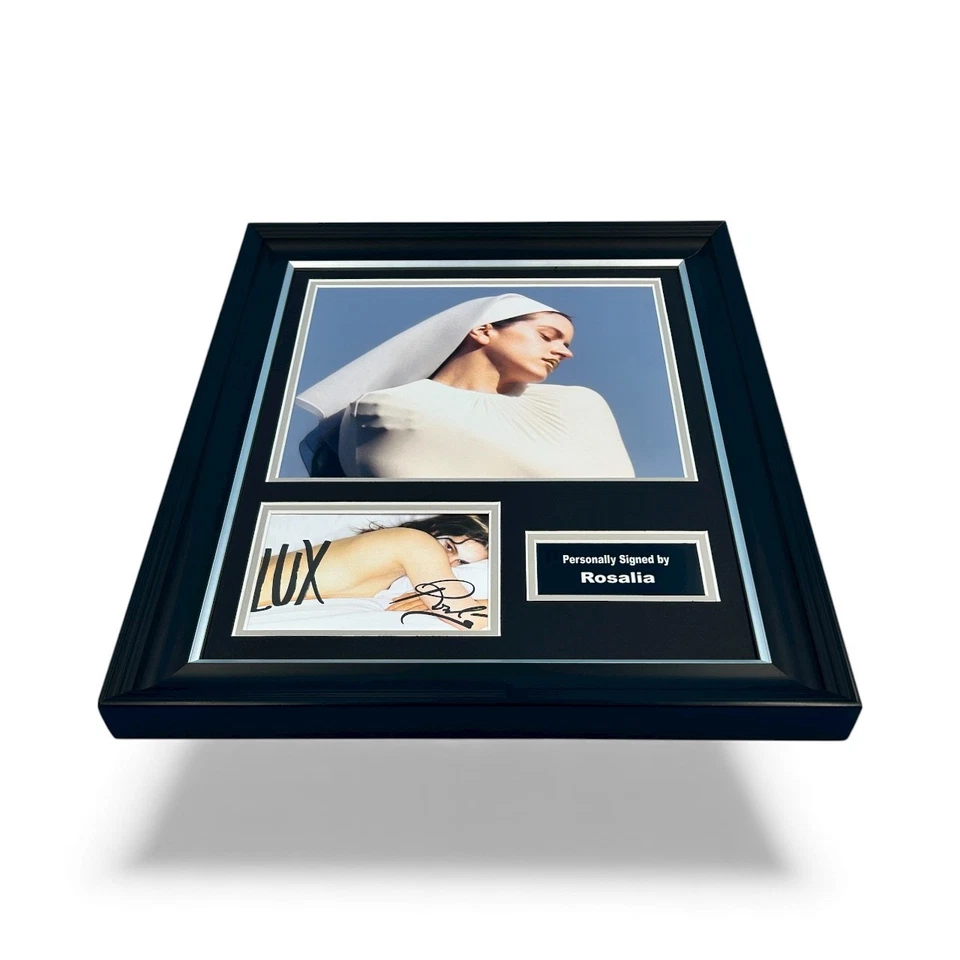 Rosalia SIGNED Luxury Wooden Framed LUX Photo Display & COA Autograph - Image 4 of 4