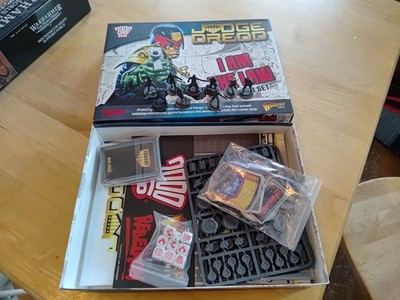 Judge Dread I Am The Law Starter Set Opened but Appears Complete Warlord Games