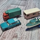 Vtg Matchbox Lesney 1-75 Lot Car Trailer Boat 42 44 9 23
