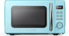 GLCMKZ07BER07 Horno Microondas Encimera Retro con Cocina Automática y Recalentamiento, Descongelación,