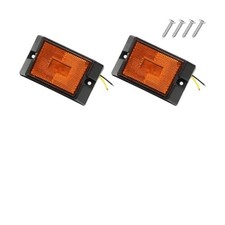 2PCS Trailer LED Side Marker Lights, Waterproof Truck Clearance Front Rear
