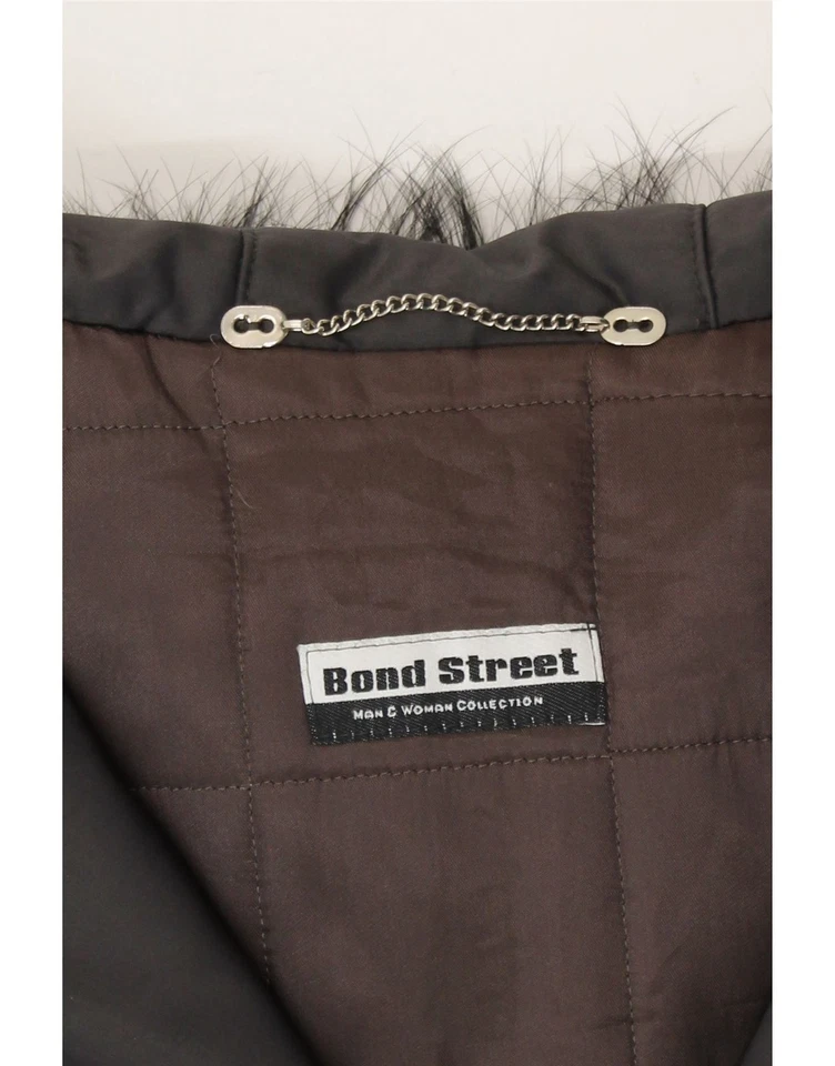 Casaco corta-vento feminino BOND STREET com capuz Reino Unido 18 GG cinza AP01 - Imagem 3 de 3