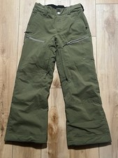 Obermeyer Teen Ski Snow Pants Parker Extended Wear System Olive Green L 14-16