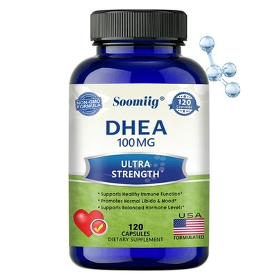 SOOMIIG Männliches Sexualverstärker 120 Kapseln Förderung Stoffwechsel Libido Gesundheit