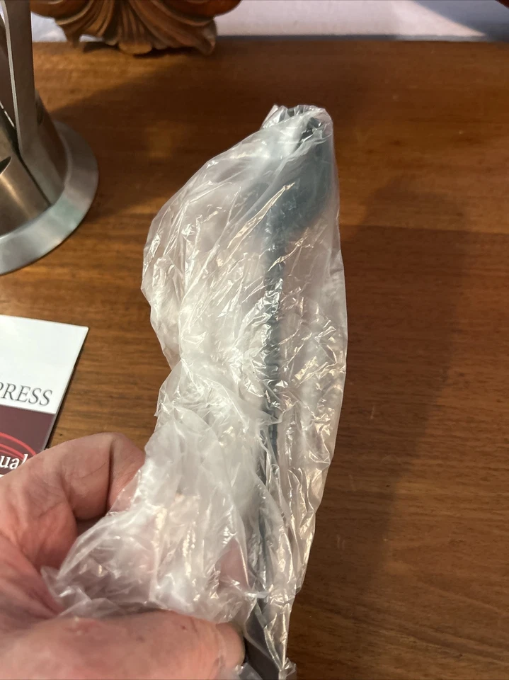 Nuevo vidrio prensado francés de acero inoxidable Cook Co. Foto 3 de 4