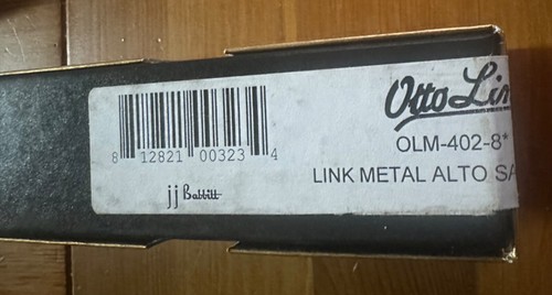Saxo alto Otto Link OLM-402-8* Super Tone Master Metal MPC - 8*, nuevo stock antiguo - Imagen 9 de 9