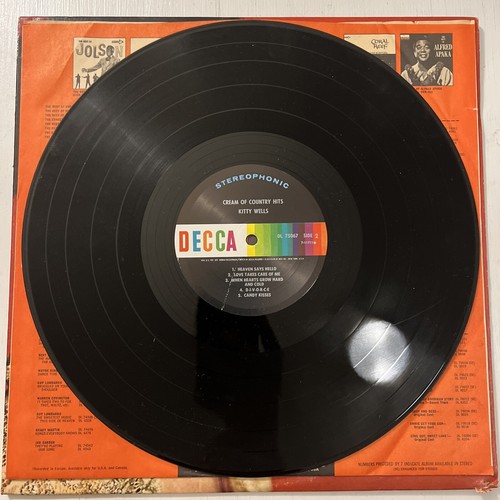 Kitty Wells Cream of Country Hits Decca DL 75067 VG+/VG TESTED - Picture 5 of 6