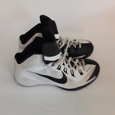 Nike Hyperdunk High Top Sneakers sz 8.5 White/Black ''2014'' NOTE