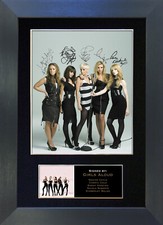 GIRLS ALOUD Signed Mounted Reproduction Autograph Photo Prints A4 189