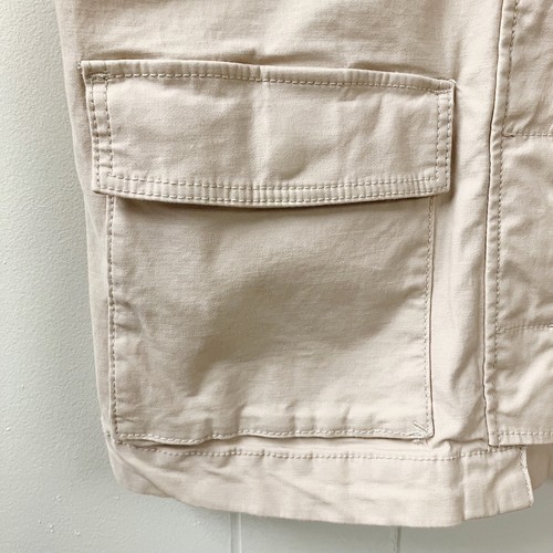 Giacca cargo donna H&M TAGLIA 10 beige chiaro bottoni davanti nascosti elasticizzata - Foto 3 di 9