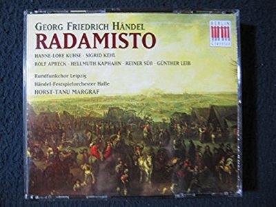Handel: Radamisto [Audio CD] Kuhse; Kehl; Apreck; G. F. Handel and Margraf