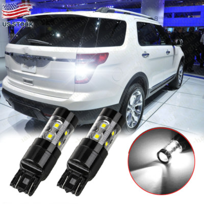 7440 7443 LED Backup Reverse Light Bulbs Kit for Ford Explorer 2013 ...