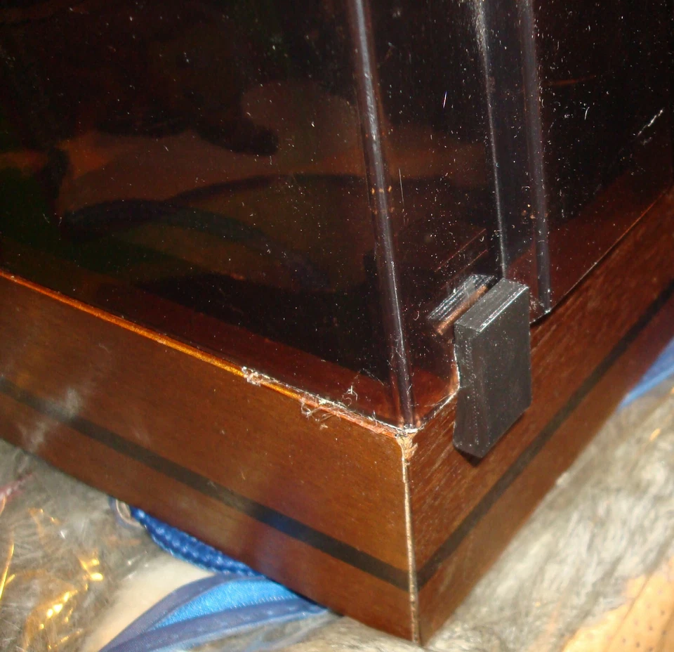 Hinge set for UA Dual Turntable Dust Cover United Audio / IMPRO redesigned - Image 4 of 4