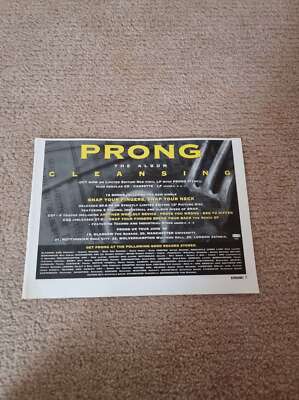 TNEWM96 ADVERT 5X8 PRONG : 'CLEANSING' ALBUM