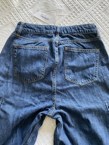 The Drop Women's Montana Cargo Jeans Medium Stone FREE SHIPPING - Picture 3 of 7