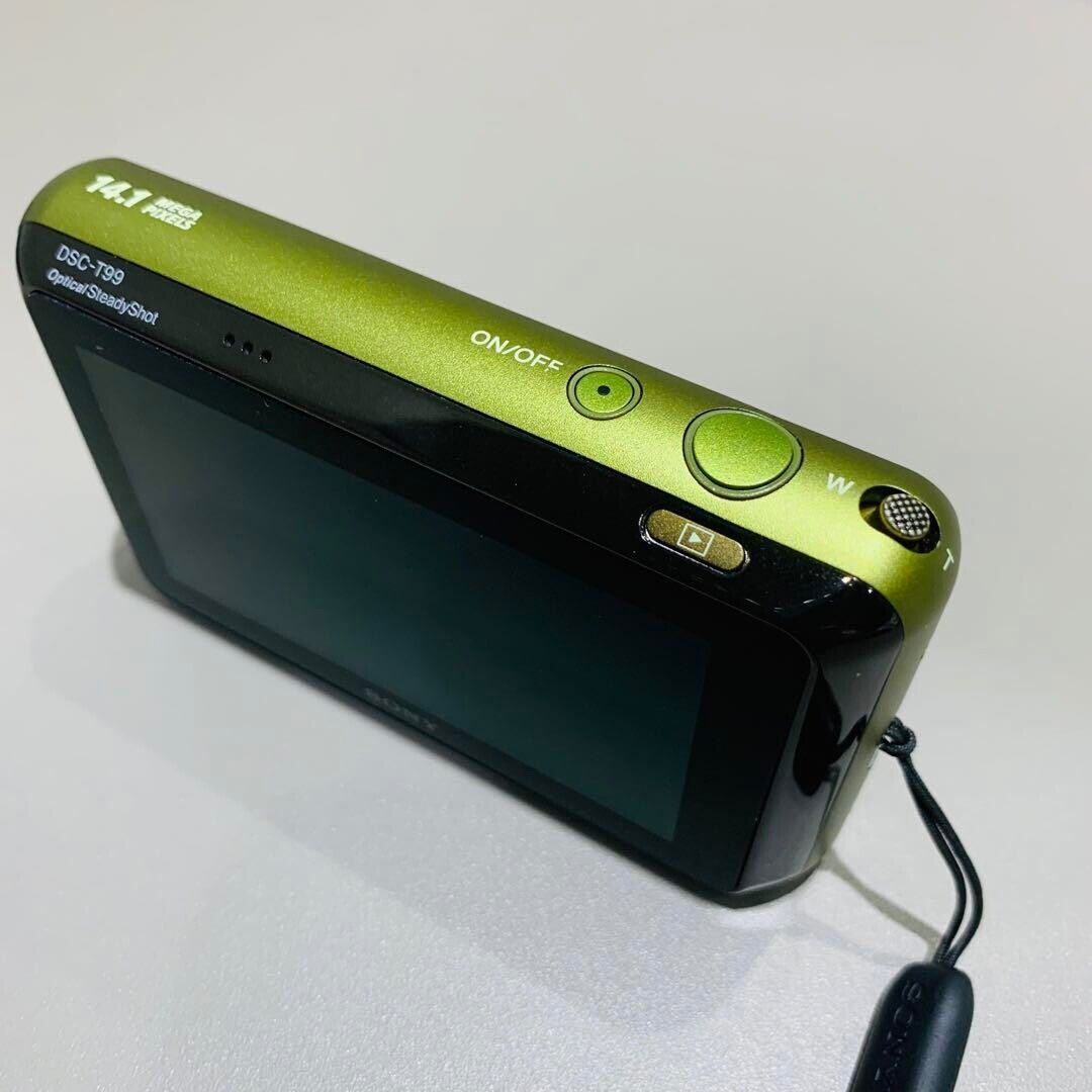 SONY Cyber Shot DSC-T99 Green Digital Camera 4x Optical Zoom SONY Cyber Shot DSC-T99 Green Digital Camera 4x Optical Zoom
