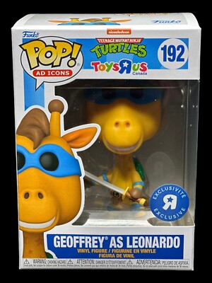 GEOFFREY BOUILLOT - Mickey　ジョフレ　ブヨ Funko Pop! Geoffrey as Leonardo 192 TMNT - Toy's R Us Exclusive w