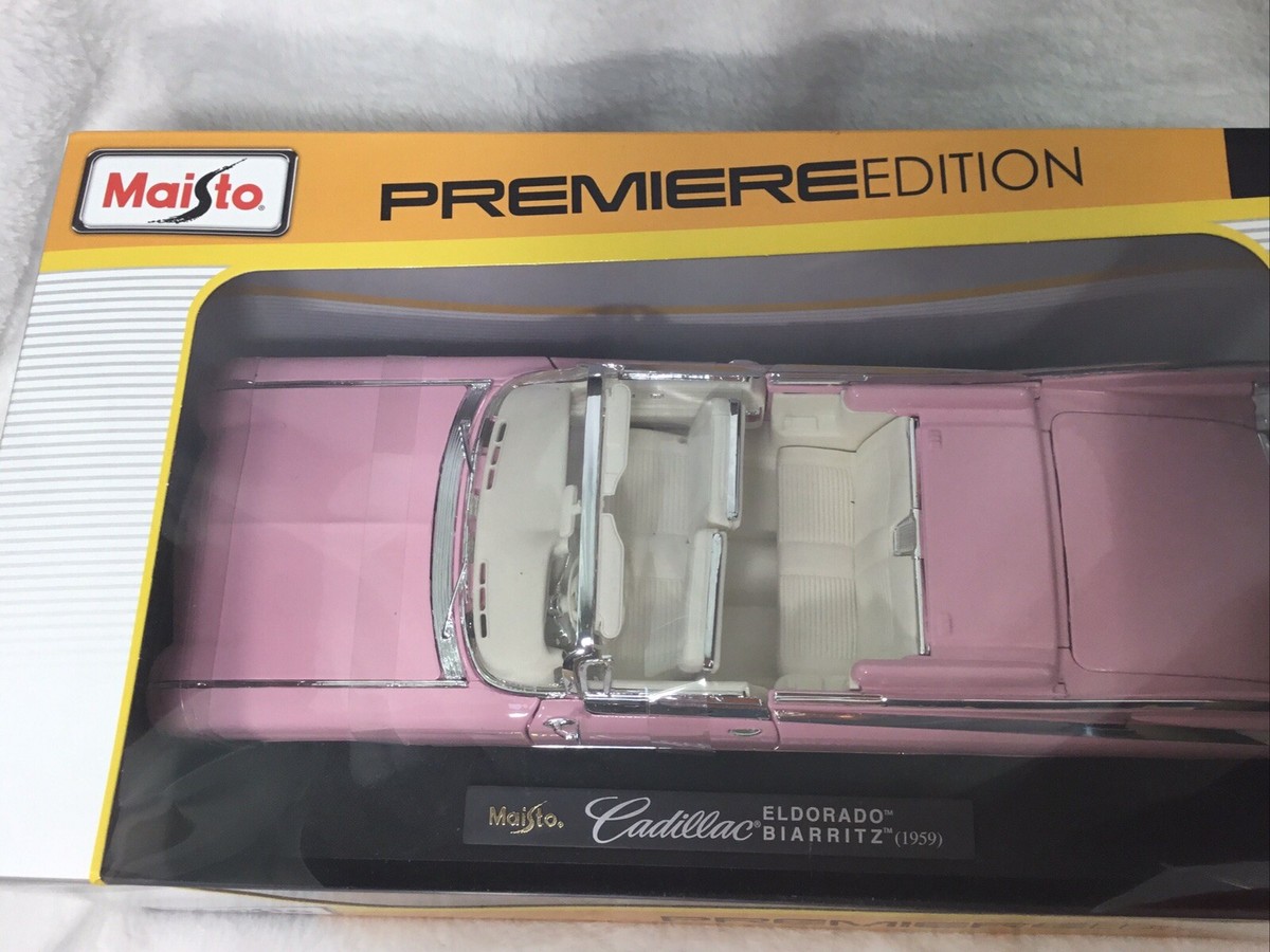 Collectible Maisto Premiere Edition 1959 Pink Cadillac Eldorado