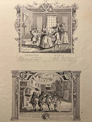 Antik Stahlstich 1860 Theater Royal Garden Illustration Engraving Illustration - Bild 1 von 4