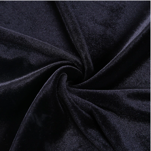 Velvet Pentagram Dress Gothic Black Vintage Witch Emo High Waist Slit Attire - Foto 12 di 15