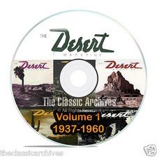 Desert Magazine, 1937-1960, Volume 1, Back Is...