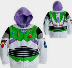 Disney Toy Story Buzz Lightyear 10-12 Com Capuz Nova Jaqueta Moletom Criança Traje | eBay