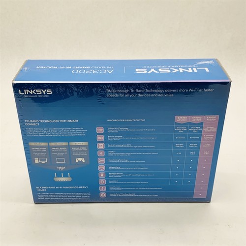 Linksys EA9200-AP *Vietnam/Indonesia* Tri-Band Gigabit Smart Wi-Fi Router New - Picture 3 of 5