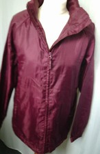  Millets - Burgundy Fleece Lined Jacket - Size M ( 10 - 12 )
