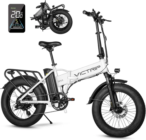 Electric Bike for Adult 750W 48V 20.8AH 30MPH 75Miles 20'' Fat Tire City E-bike