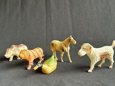 Lot of 5 Vintage Celluloid Animal Toys
